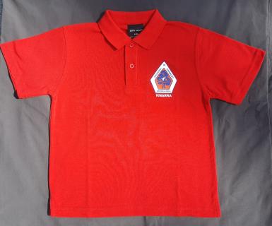  Sports Polo Shirt - Red KINARRA Image 1